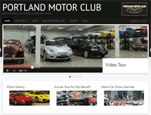 Tablet Screenshot of portlandmotorclub.com